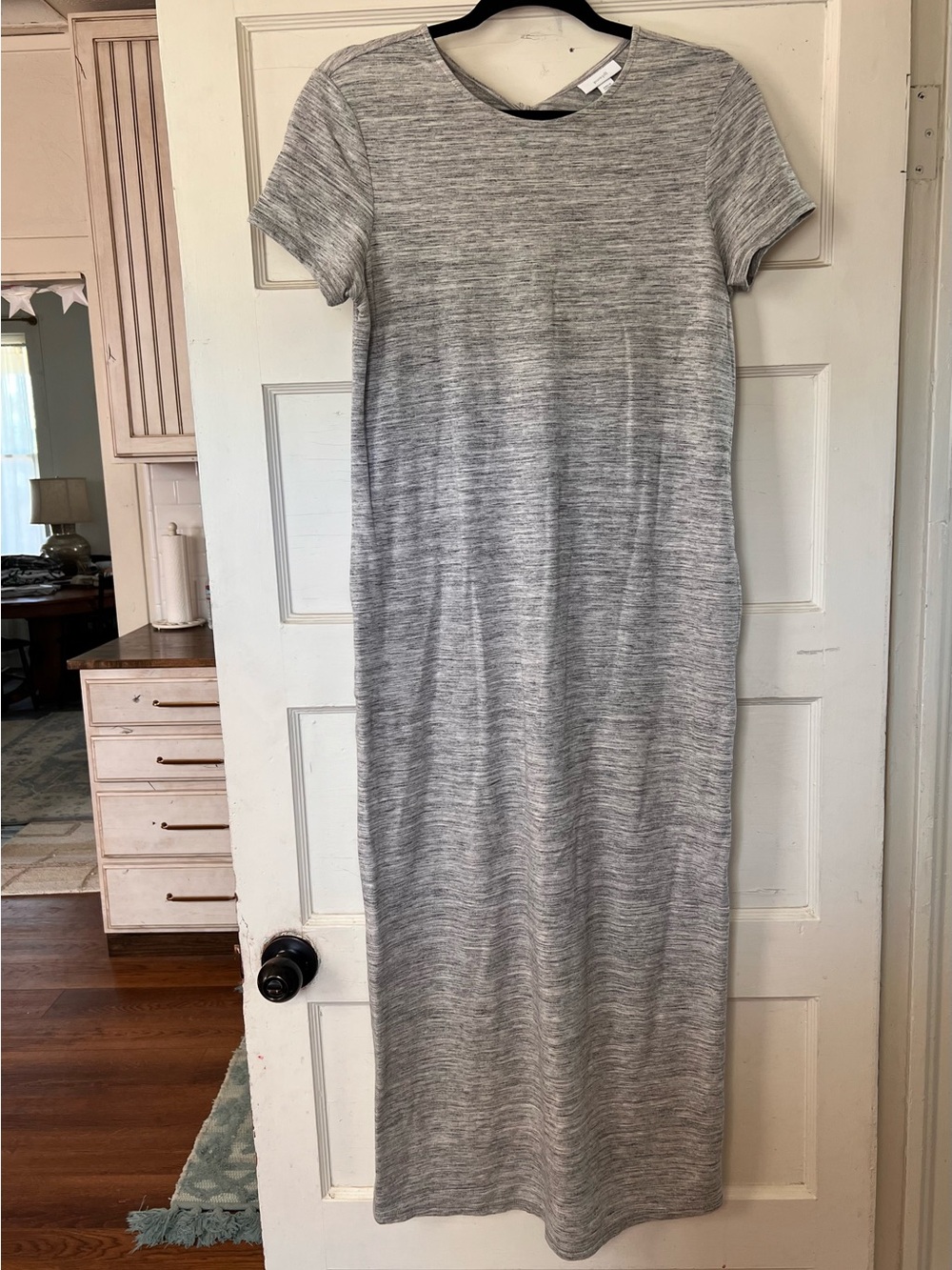 Pure Jill ~ Grey Short-Sleeve Maxi Dress size s